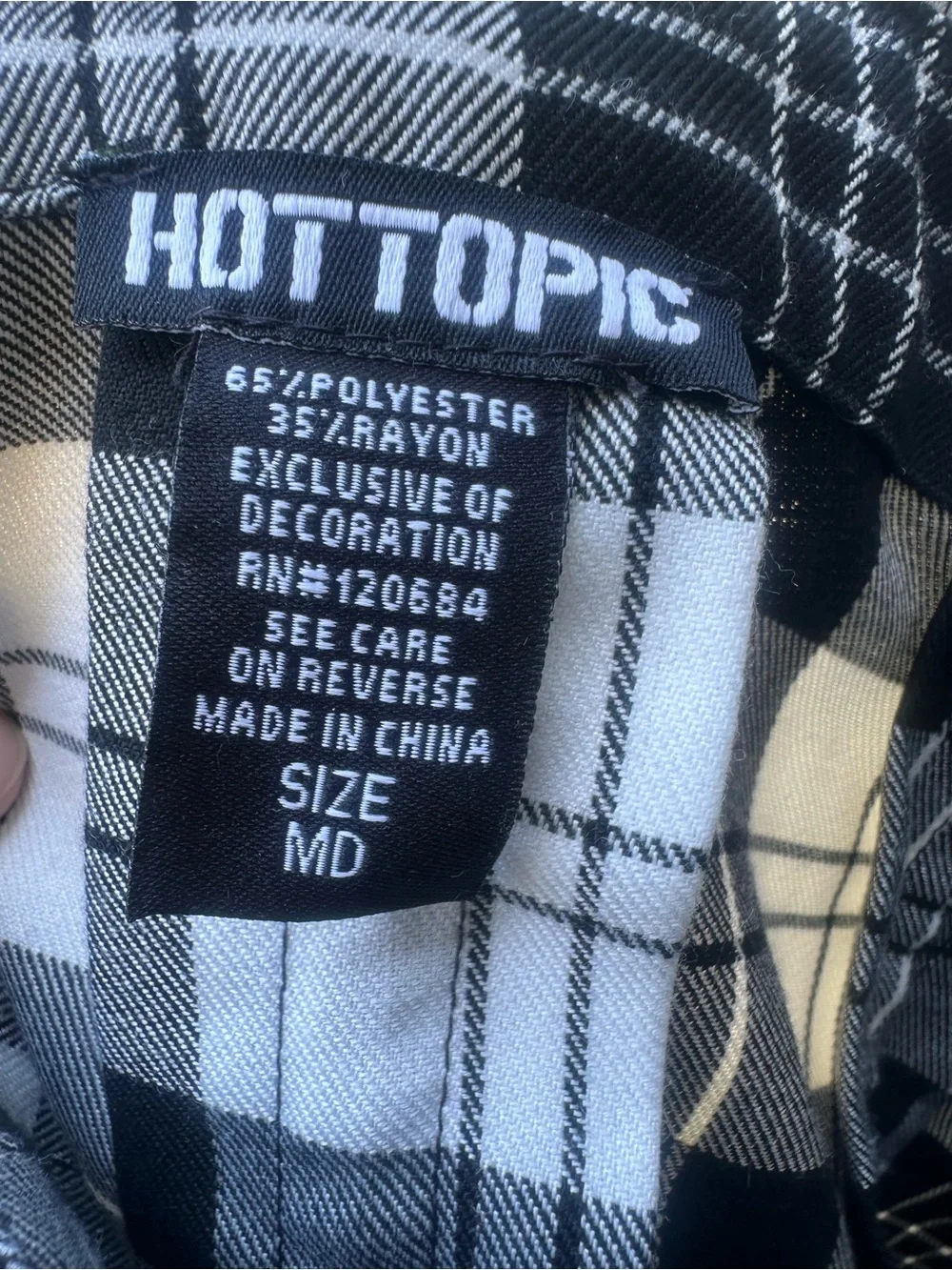 Hot Topic Plaid Overall Pinafore Skirt with Buckle Details size MD - Picture 2 of 8